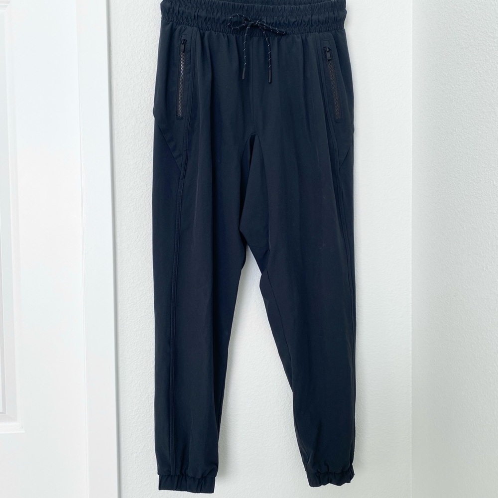 Women’s Black Jogger Track Pants with Fleece Lining